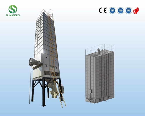 une machine plus sèche de grain de 30T Sunmero, acier inoxydable de dessiccateurs en lots de maïs
