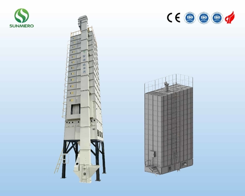 15T Paddy Dryer Machine For Paddy séchant le centre avant le fraisage de riz