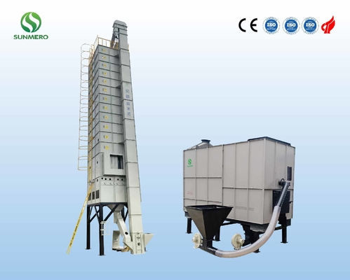 20T recyclant le dessiccateur de grain industriel avec le four de cosse de riz