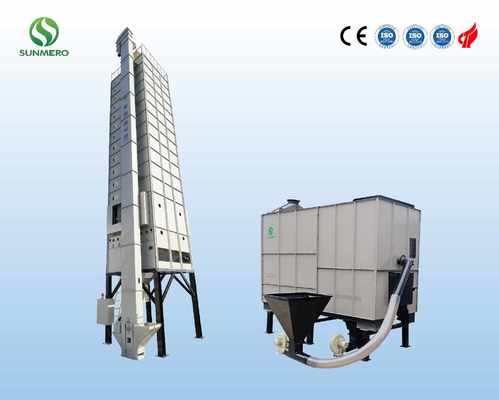 Type de circulation une machine plus sèche de dessiccateur de maïs de machine de haricots de 20T pour des agriculteurs de l'Inde