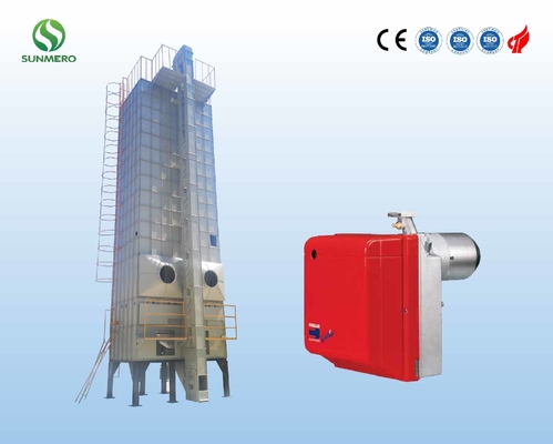 Systèmes de séchage de séchage rapides automatiques de grain de dessiccateur de grain d'écoulement transversal de la vitesse 30T