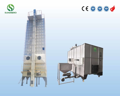 dessiccateur de grain de riz de la structure 30T compacte, Paddy Grain Dryer Automatic