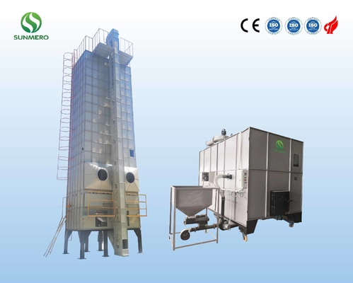 Dessiccateur de grain mélangé de maïs d'écoulement de vitesse de séchage rapide 32 Ton Per Batch