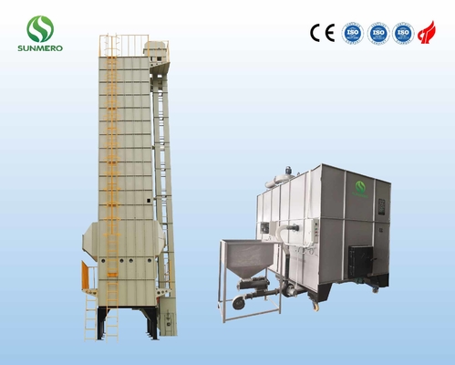 Dessiccateur de grain vertical en lots d'acier inoxydable 60 tonnes pour Paddy Drying