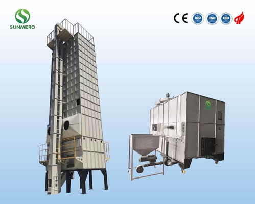 Recyclage intelligent Paddy Grain Dryer Of 30 tonnes par groupe
