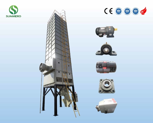 20T recyclant le dessiccateur de grain industriel avec le four de cosse de riz