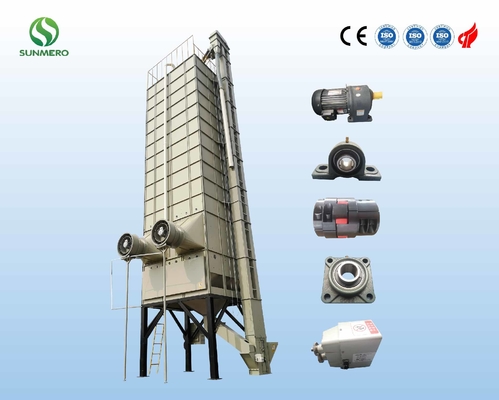 Paddy Grain Dryer multifonctionnel, dessiccateur de grain d'écoulement transversal pour le traitement de riz