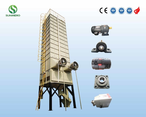 Dessiccateur de grain de 22 Ton Stainless Steel Cross Flow, dessiccateur en lots de maïs universel