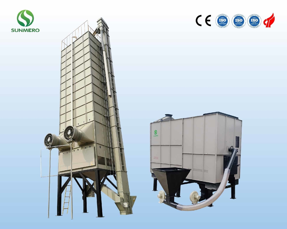Type machine plus sèche de circulation de grain, dessiccateur mélangé en lots d'écoulement pour le blé