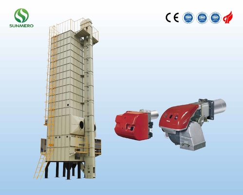 Équipement électrique plus sec multifonctionnel de ferme de machine du grain 30T intelligent