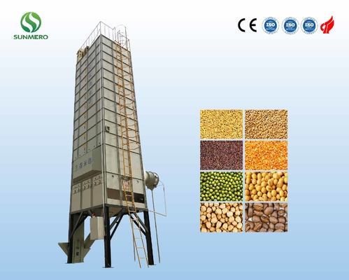 3kW 22T recyclant le dessiccateur de grain mélangé d'écoulement de dessiccateur de grain pour le stockage